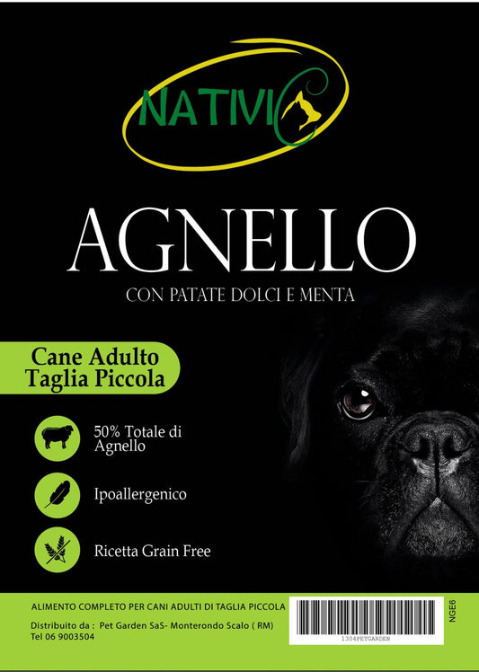 Nativic Agnello Grain Free Taglia piccola