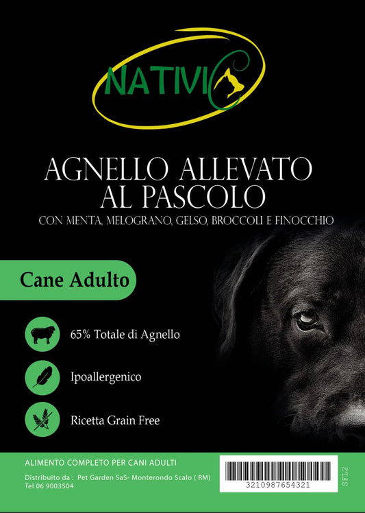 Nativic Superfood Agnello per tutte le taglie