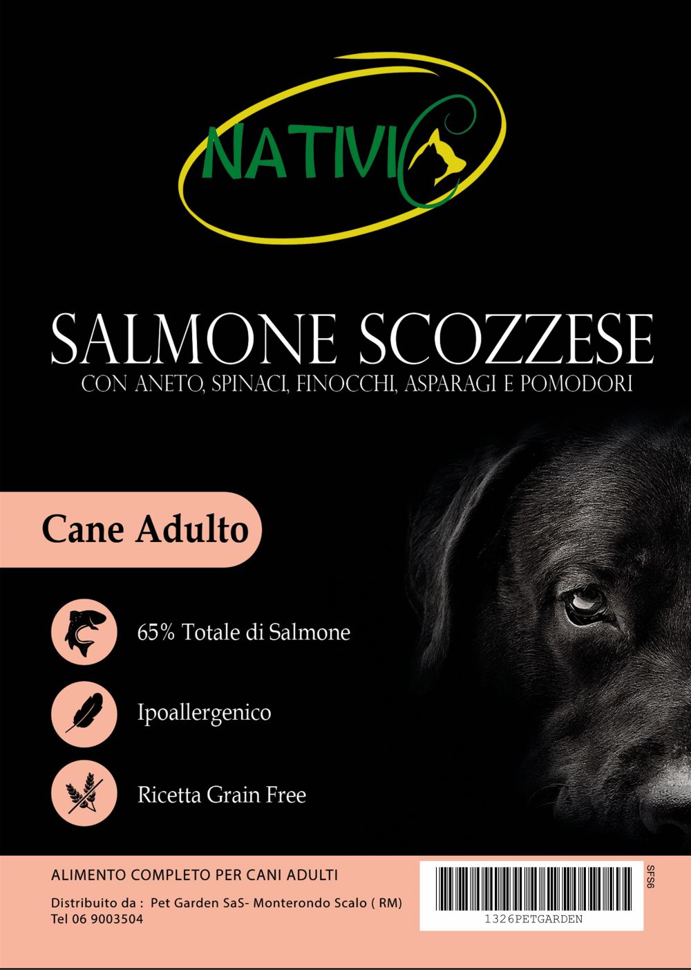 Nativic Superfood Salmone taglia media e grande