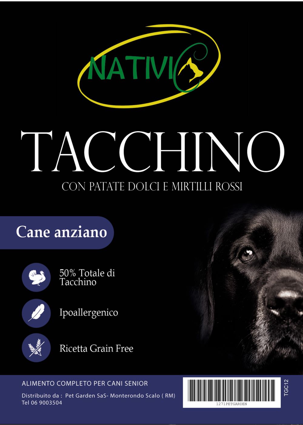 Nativic Tacchino Grain Free Anziano